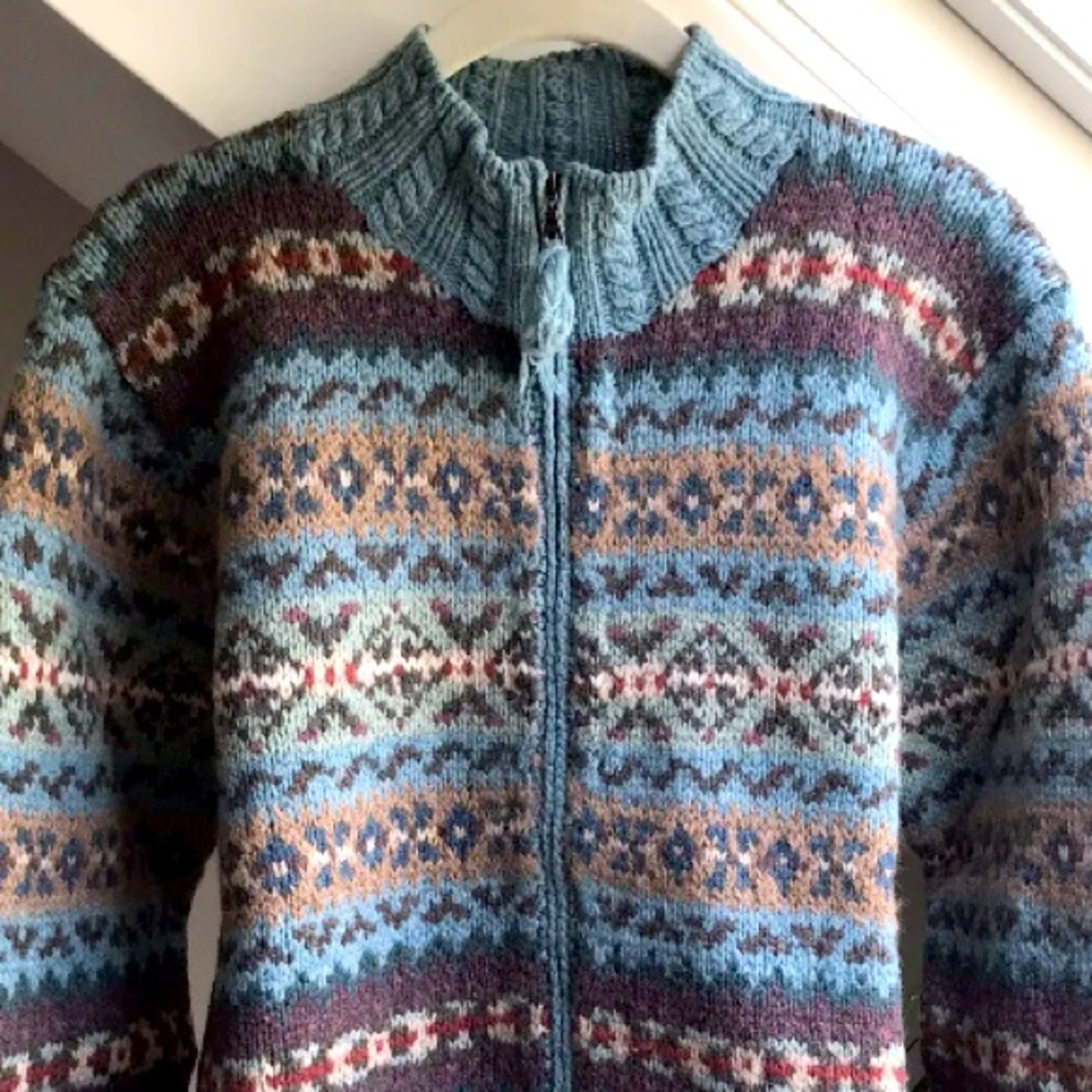 Lauren Ralph Lauren Vintage Cardigan Sweater. Size Small.